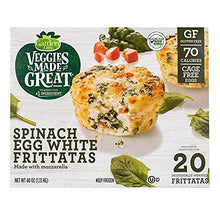 Load image into Gallery viewer, Garden Lites Veggies Made Great Spinach Egg White Frittatas Pack of 2
