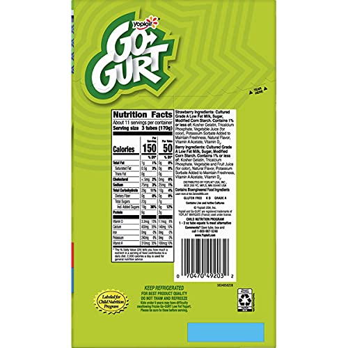 Go Gurt Yogurt 3 Pack Gourmet Kitchn