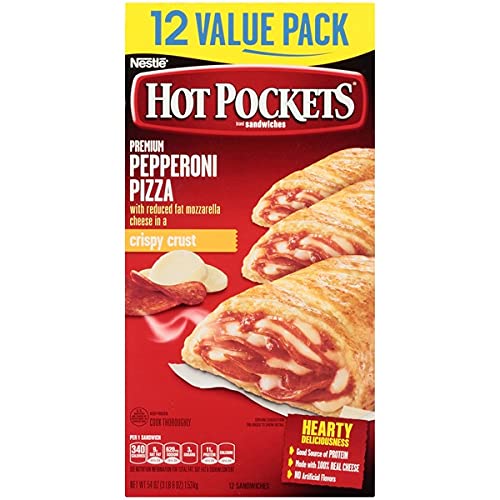 Hot Pockets Premium Pepperoni Pizza 3 Boxes
