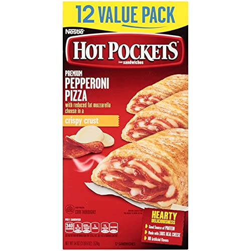 Hot Pockets Premium Pepperoni Pizza 2 Boxes