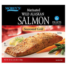 Load image into Gallery viewer, Morey’s Marinated Wild Alaskan Frozen Salmon 2 Boxes of 6 Fillets
