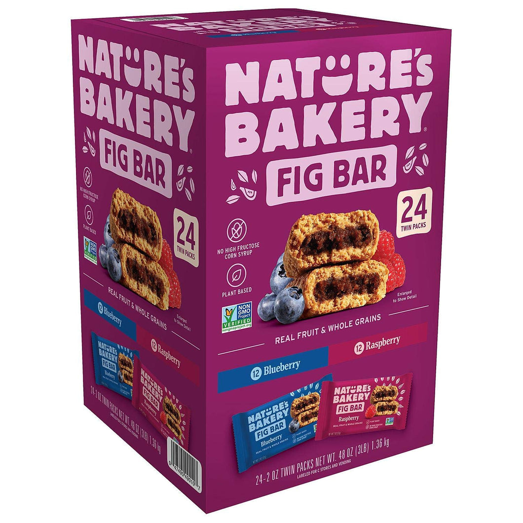 Nature's Bakery Whole Wheat Fig Bars - 2 Twin Pack Boxes