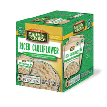 Load image into Gallery viewer, Nature’s Earthly Choice Riced Cauliflower 2 Pack of 6 Pouches, 8 oz Each Pouch
