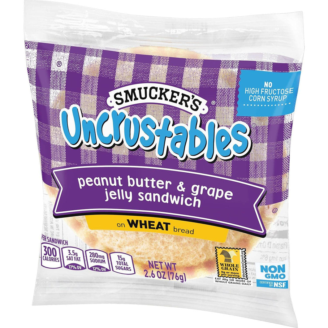 Smucker's Uncrustables Bulk Size, 72 Count (2.6 oz Each)